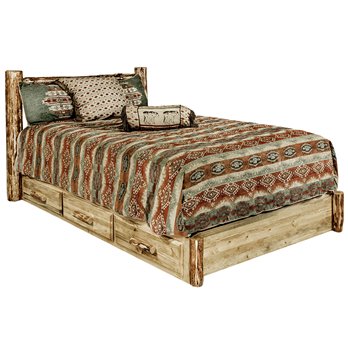 Glacier Cal King Platform Bed w/ Storage