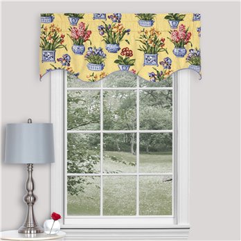 Melanie Buttercream Lined Filler Valance