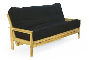 Albany Full Futon Frame in Natural Finish