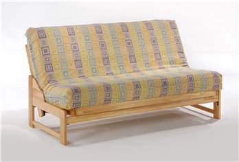 Eureka Full Futon Frame in Natural Finish