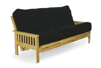 Trinity Full Futon Frame in Natural Finish