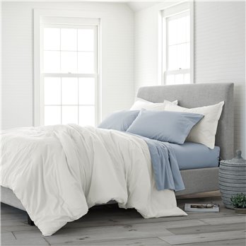 Martex EcoPure Comfort Wash Full/Queen Soft White Comforter Set