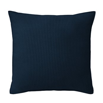 Classic Waffle Navy Decorative Pillow - Size 20" Square