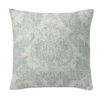 Damaskus Linen Mist Decorative Pillow - Size 20" Square