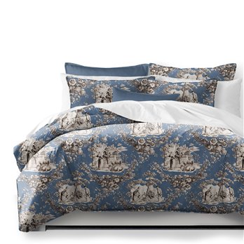 Genie Wedgwood Duvet Cover and Pillow Sham(s) Set - Size Super King