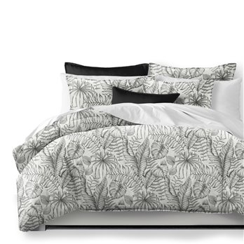 Liraz Black Coal Coverlet and Pillow Sham(s) Set - Size Super King