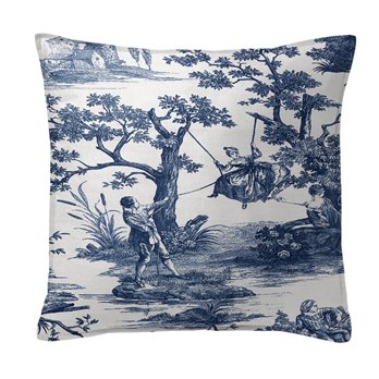 Malaika Blue Decorative Pillow - Size 20" Square