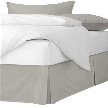 Ancebridge Mushroom Platform Bed Skirt - Size Queen 15" Drop