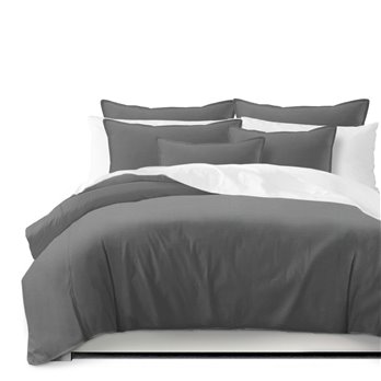 Nova Charcoal Coverlet and Pillow Sham(s) Set - Size King / California King