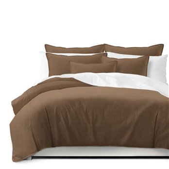 Nova Walnut Duvet Cover and Pillow Sham(s) Set - Size Full