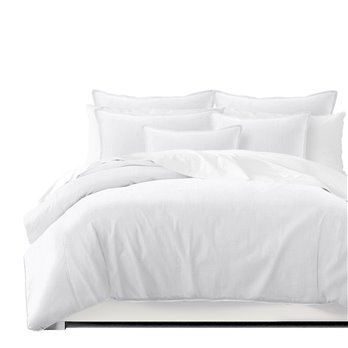 Sutton White Coverlet and Pillow Sham(s) Set - Size Twin