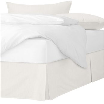 Sutton Pearl Platform Bed Skirt - Size Full 15" Drop