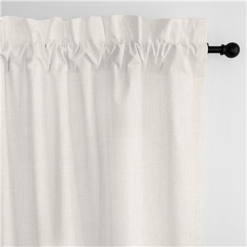 Sutton Pearl Pole Top Drapery Panel - Pair - Size 50"x144"