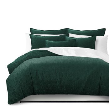 Juno Velvet Emerald Coverlet and Pillow Sham(s) Set - Size Twin