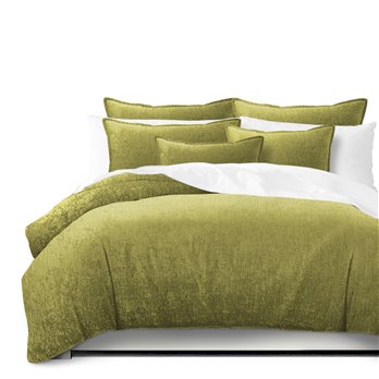 Juno Velvet Sulphur Comforter and Pillow Sham(s) Set - Size Super Queen