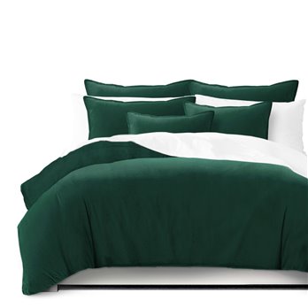 Vanessa Emerald Duvet Cover and Pillow Sham(s) Set - Size Super Queen