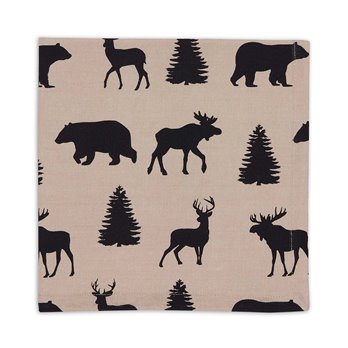 Bear/Moose Printed Napkin