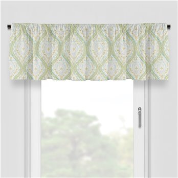 Cressida Green Tea Tailored Valance