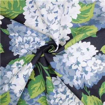 Midnight Garden Navy Fabric By The Yard