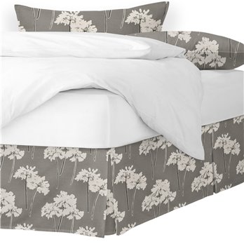 Summerfield Mocha Queen Bed Skirt 15" drop