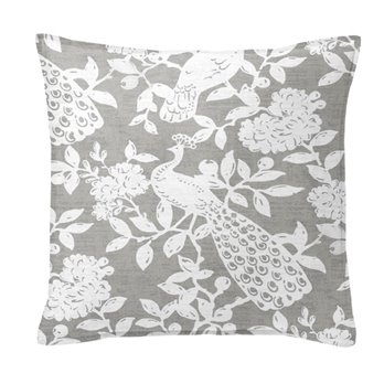 Lark Taupe 18" SQ Decor Pillow w/ Feather Insert