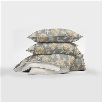 Golden Bloom Barley Euro Pillow Sham