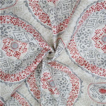 Zayla Coral Fabric By The Yard
