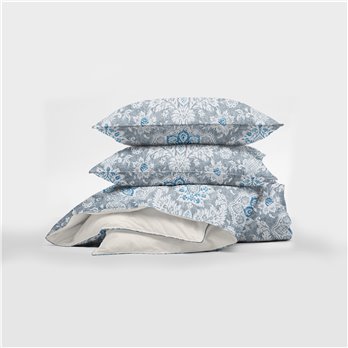 Osha Sky/Gray Euro Pillow Sham