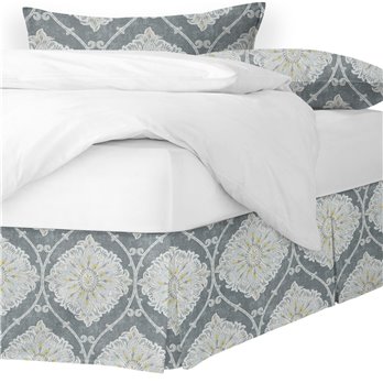 Bellamy Gray King Bed Skirt 18" drop