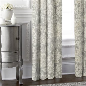 Osha Taupe/Beige Pinch Pleat Drapery Single Panel - Size (20" W x 84" L)