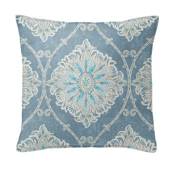 Bellamy Blue 20" SQ Decor Pillow w/ Feather Insert