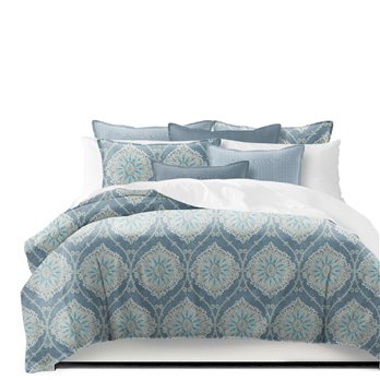 Bellamy Blue King Coverlet & 2 Shams Set