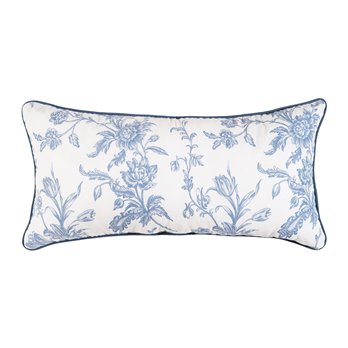 Bleighton Blue Lattice Throw Pillow