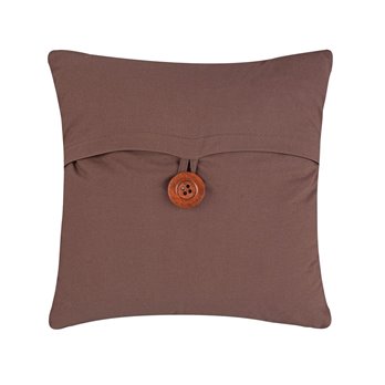 Brown Envelope Throw Pillow