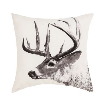 Deer Forest Indoor/Outdoor Throw Pillow