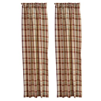 Gamekeeper Plaid Panel Pair 72X63