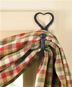 Split Heart Curtain Hook