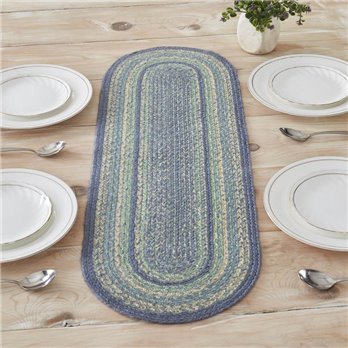 Jolie Jute Oval Runner 12x36