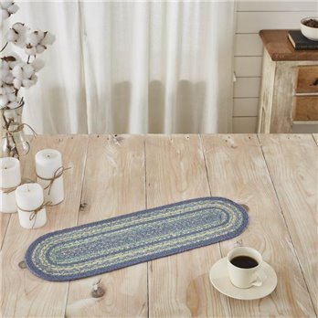 Jolie Jute Oval Runner 8x24