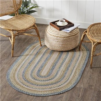 Kaila Jute Rug Oval w/ Pad 36x60