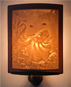 Octopus Night Light by Porcelain Garden