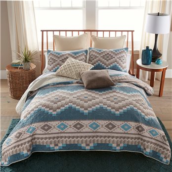 Desert Point 3PC Queen Quilt Set