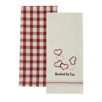 Hooked On You 2 Dishtowel Set