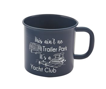 Yacht Club Enamelware Mug
