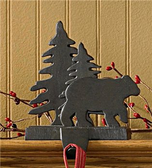 Bear & Tree Stocking Hanger