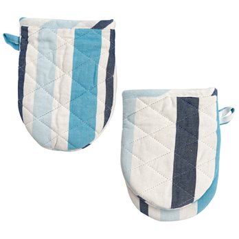 Colby Stripe Mini Mitt Set/2