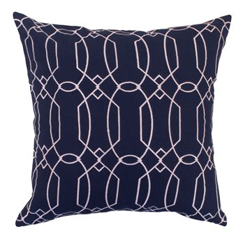 Adrianna Geo Emb Pillow Cover 16"