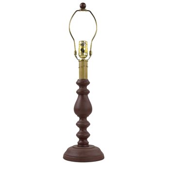 Candlestick Lamp 23" Red