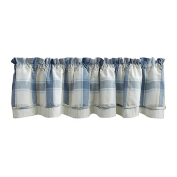 Aviary Lined Layered Valance 72X16