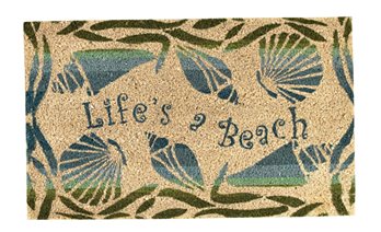 Life'S A Beach Doormat